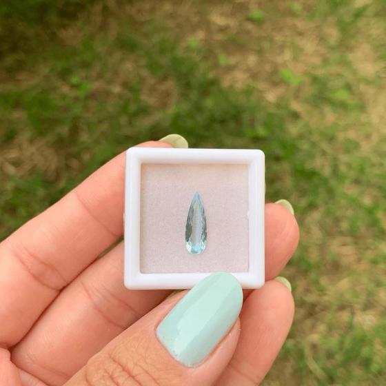 Imagem de Água Marinha Azul Gota 0,76ct