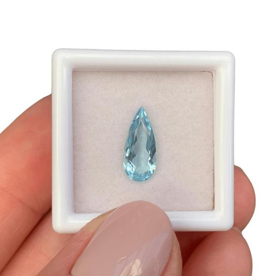 Imagem de Água Marinha Azul Gota 1,27ct