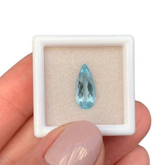 Imagem de Água Marinha Azul Gota 1,97ct (2)