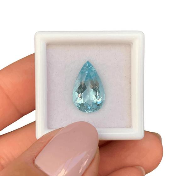 Imagem de Água Marinha Azul Gota 3,54ct (2)