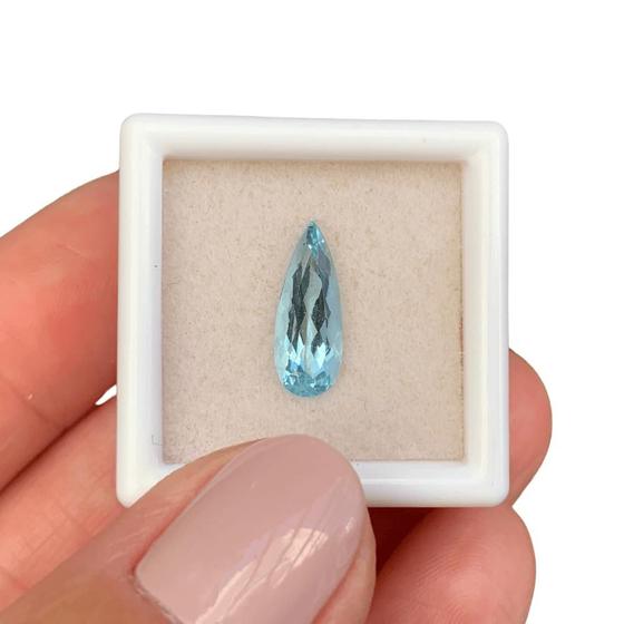 Imagem de Água Marinha Azul Lágrima 1,51ct (3)