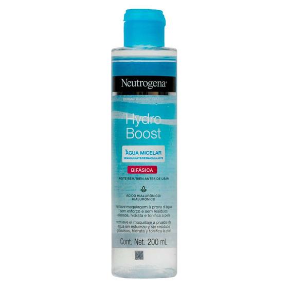 Imagem de Água Micelar Bifásica Demaquilante Neutrogena Hydro Boost