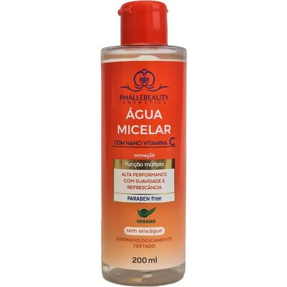 Imagem de Água Micelar com Nano Vitamina C 200ml - Phállebeauty