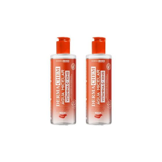 Imagem de Agua Micelar Dermachem 250Ml Vitamina C - Kit Com 2Un