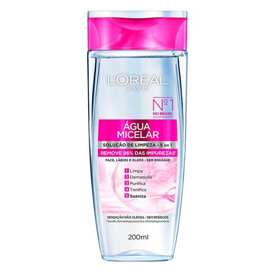 Imagem de Água Micelar L'Oréal Paris Solução de Limpeza 5 em 1