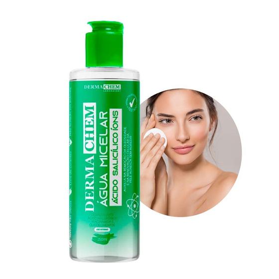 Imagem de Água Micelar Pele Oleosa Antiacne Ácido Salicílico Íons Dermachem 250ml