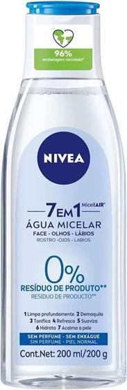 Imagem de Água Micelar Solução de Limpeza 7 em 1 Sem Perfume Nivea - 200ml