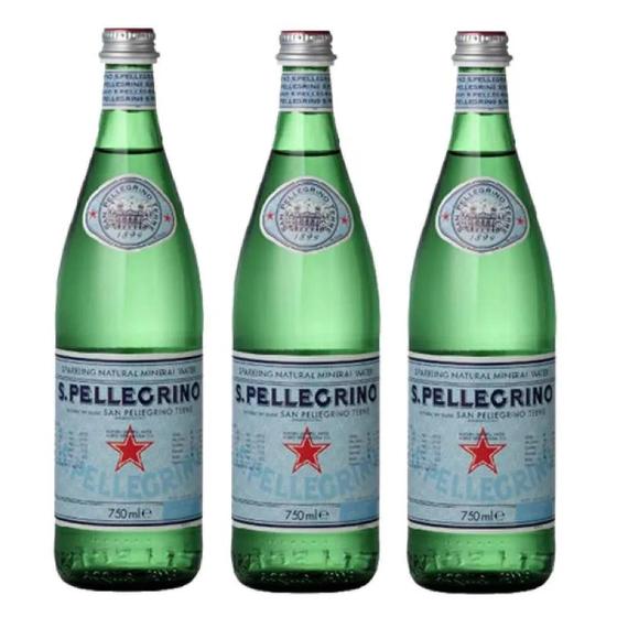 Imagem de Água Mineral Com Gás San Pellegrino 750Ml (3 Unidades)