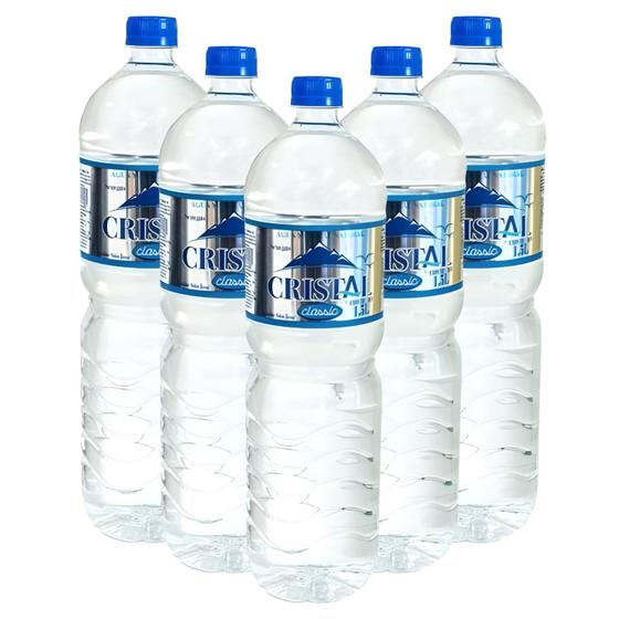Imagem de Água Mineral Cristal Sem Gás 1,5 Litros Fardo 6 Unidades Fonte São José