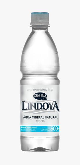 Imagem de Agua Mineral Lindoya Genuína Sem Gás Pack com 12 unidades 500ml