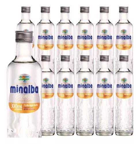 Imagem de Agua mineral minalba premium com gás 300ml -pack com 12 unid