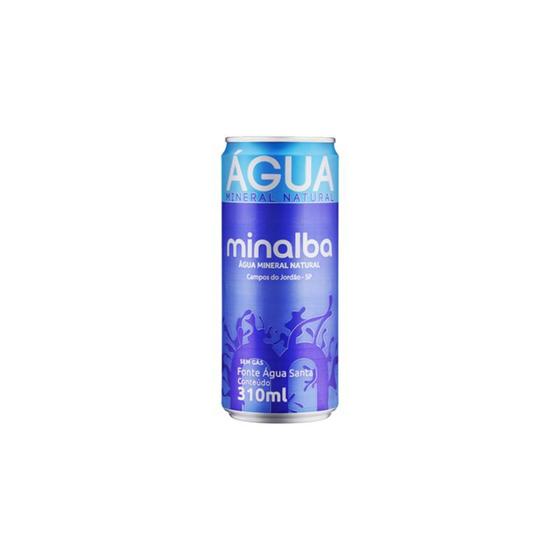 Imagem de Agua mineral minalba sem gás lata 310ml -pack com 12 unid