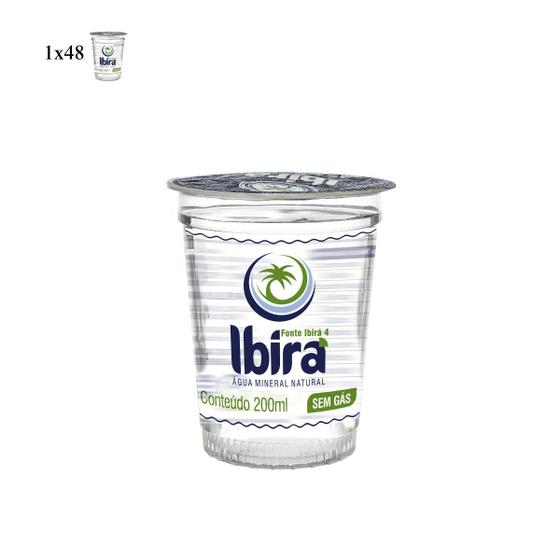 Imagem de Água Mineral Natural Ibirá Sem Gás Copo 200 ml Pack com 48 Unidades