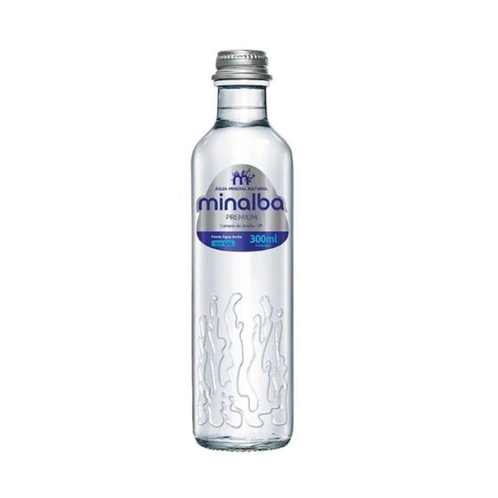 Água Mineral Natural Premium Sem Gás Minalba 300ml Menor preço em Água Mineral Natural Premium Sem Gás Minalba 300ml