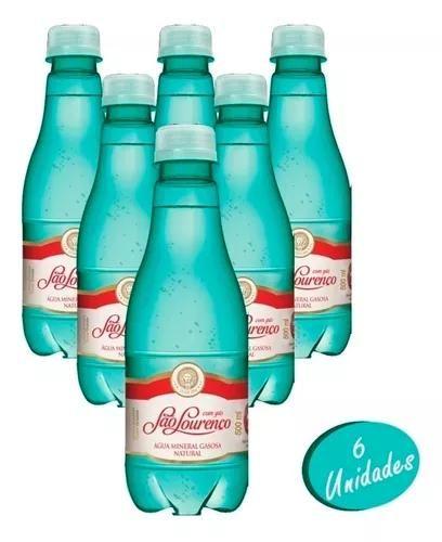 Imagem de Agua mineral são lourenço com gás 510ml - pack com 6 unid