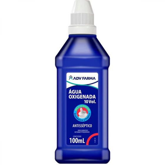 Imagem de Agua Oxigenada ADV normal, 10 volumes com 100mL