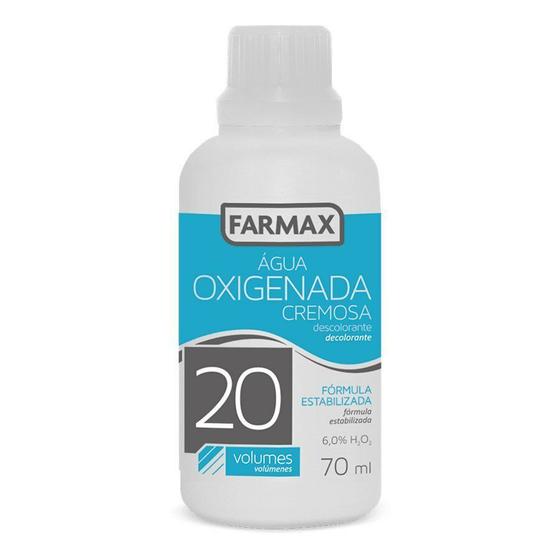 Imagem de Agua oxigenada cremosa 20 vol 70 ml farmax