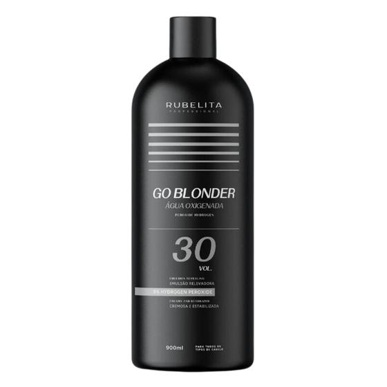 Imagem de Água Oxigenada Go Blonder 30 Volumes 900ml Rubelita