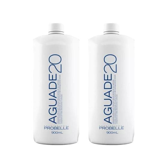Imagem de Agua Oxigenada Probelle 900Ml 20Vol Cremosa - Kit Com 2Un