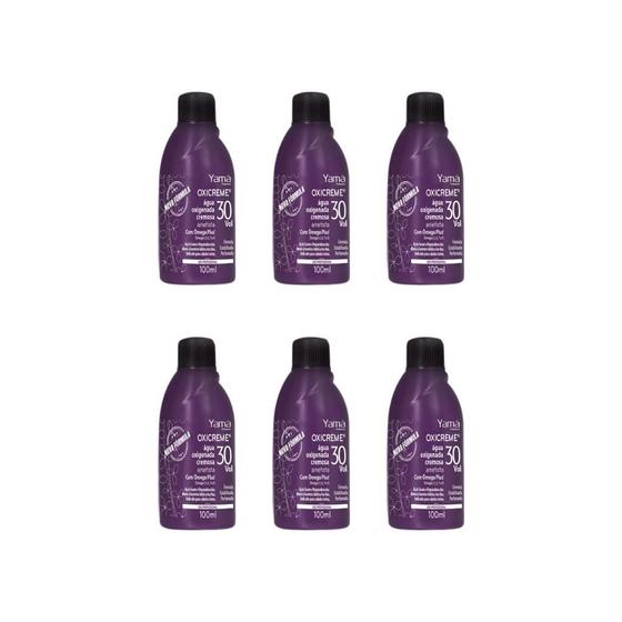 Imagem de Agua Oxigenada Yama 100Ml Ametista 30 Volumes - Kit Com 6Un