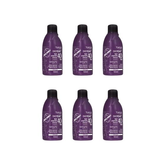 Imagem de Agua Oxigenada Yama 100Ml Ametista 40 Volumes - Kit Com 6Un