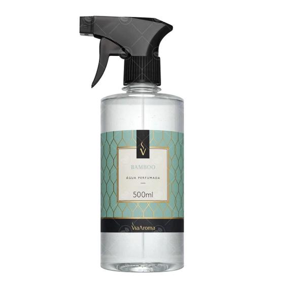 Imagem de Água Perfumada E Aromatizador Tecido Via Aroma Bambu 500Ml