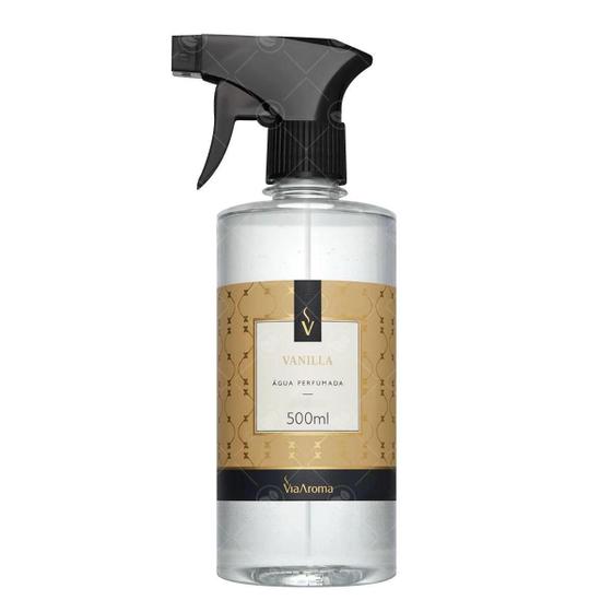 Imagem de Água Perfumada E Aromatizador Tecido Via Aroma Vanilla 500Ml