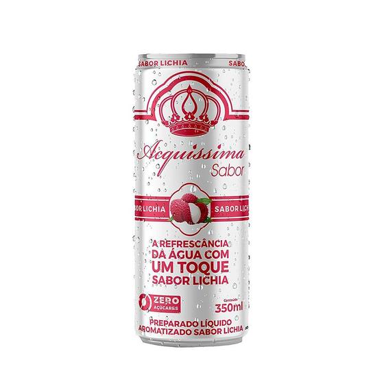 Água Sabor Lichia Acquissimica - 350ml - Acquissima - Água Mineral ...