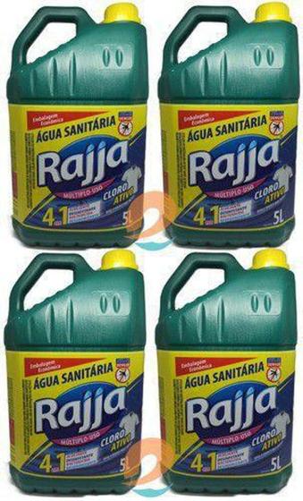 Água Sanitária Candida Rajja 4 De 5 Litros Menor preço em Água Sanitária Candida Rajja 4 De 5 Litros