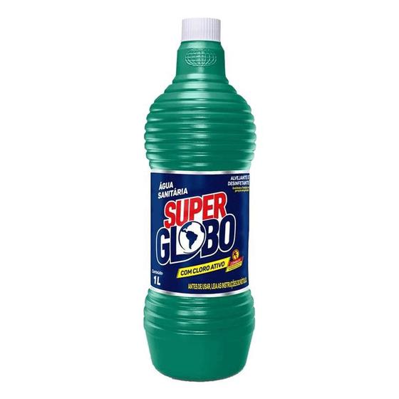 Agua sanitaria super globo 1l Menor preço em Agua sanitaria super globo 1l