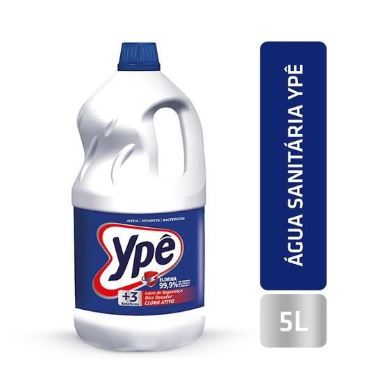 Rótulo da água sanitária Ypê