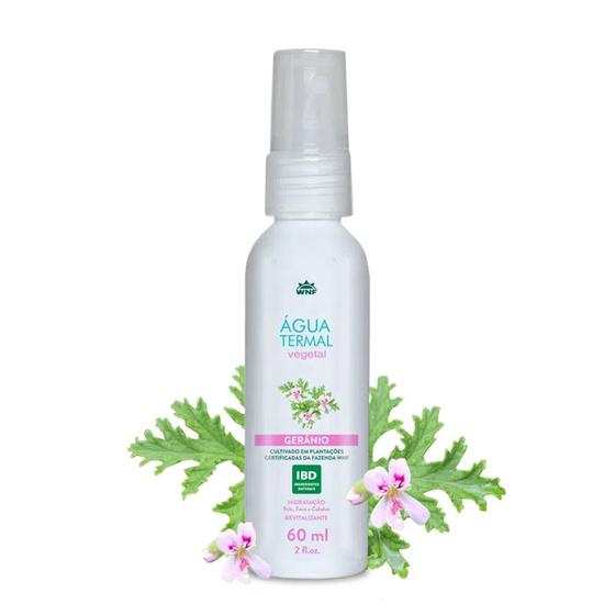 Imagem de Água Termal Vegetal Gerânio Revitalização e Fortalecimento para Pele, Face e Cabelos 60ml WNF