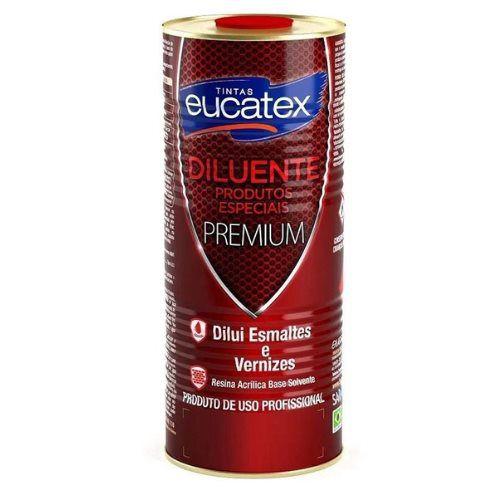 Imagem de Aguarrás Diluente Premium Eucatex Dilui Esmaltes Sintéticos e Vernizes Cor Incolor 900ml