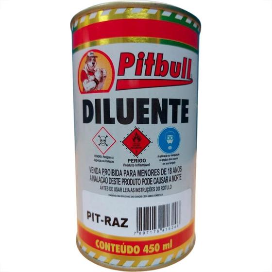 Imagem de Aguarras Pitbull 450Ml Arpt45012 - Kit C/12