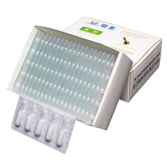 Imagem de Agulha Auricular ASP Flecha de Fogo  100un Pcte - Gold