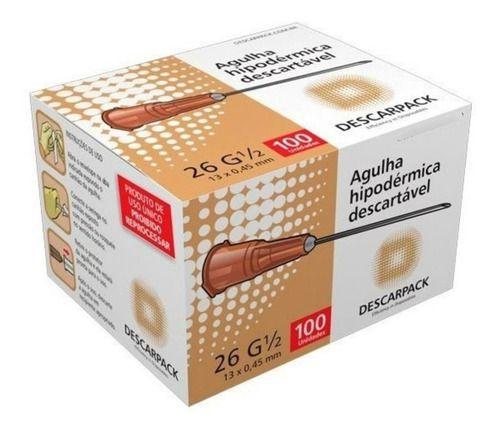 Imagem de Agulha Descartável 13 X 4,5 Caixa C/100 - Descarpack