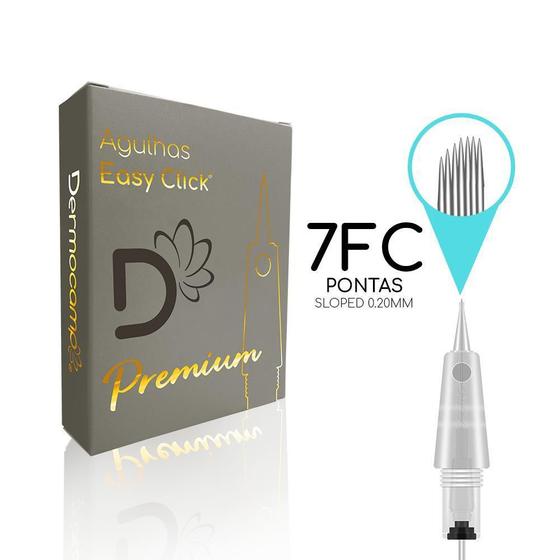 Imagem de Agulha Easy Click Premium 7Fc Sloped 0.20Mm - Cx Com 10