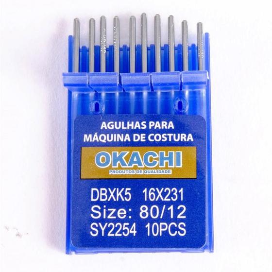 Imagem de Agulha Groz Beckert com 10 DBK5 12 Okachi