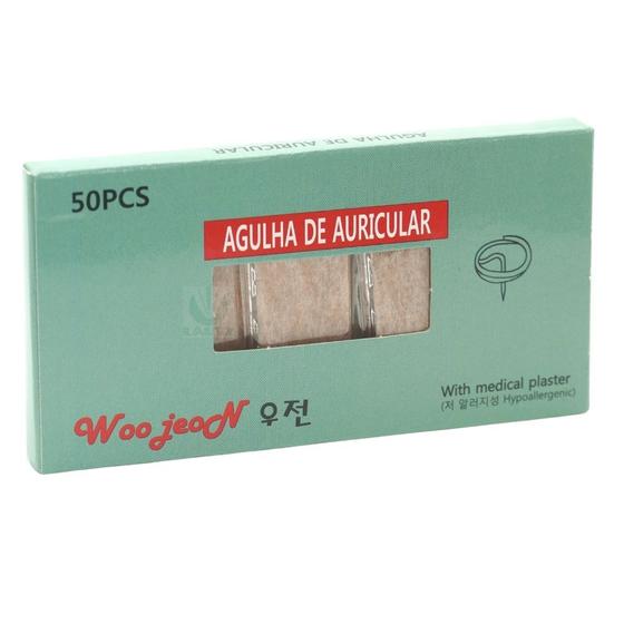 Imagem de Agulha para Acupuntura auricular 1.5mm cx c/ 50 unid Woo Jeon