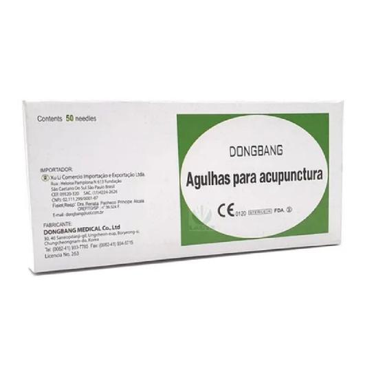 Imagem de Agulha para acupuntura auricular c/ micropore 1.5mm cx c/ 50 uni Dong Bang (DBC)
