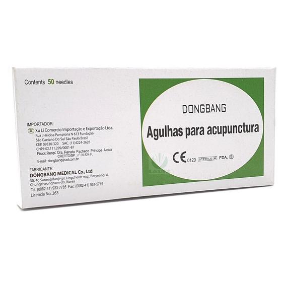 Imagem de Agulha para acupuntura auricular c/ micropore 1.5mm cx c/ 50 uni Dong Bang (DBC)