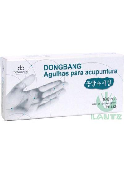 Imagem de Agulha para Acupuntura Facial 18x8mm cx c/ 100 un Dong Bang (DBC)