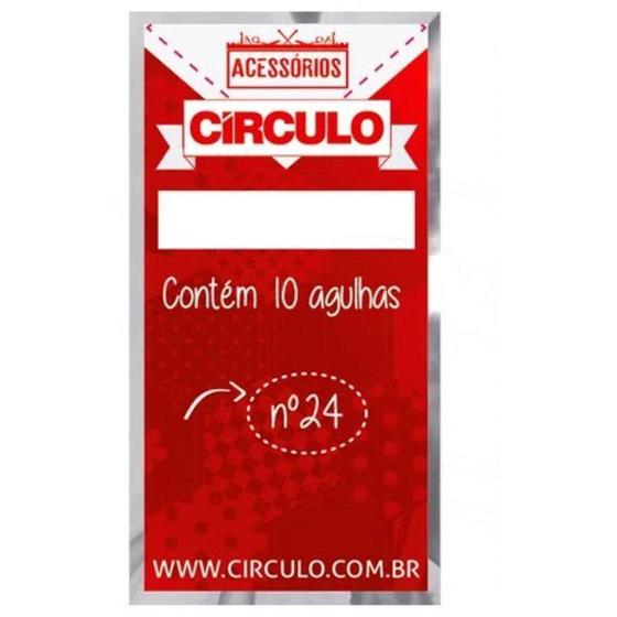 Imagem de Agulha para Bordado e Ponto Cruz nº 24 10un Círculo - Circulo