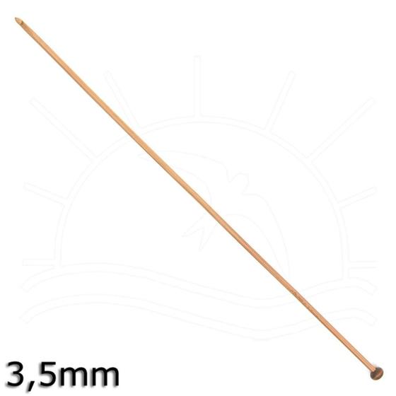 Imagem de Agulha para Crochê Tunisiano de Bambu Círculo - 30 cm