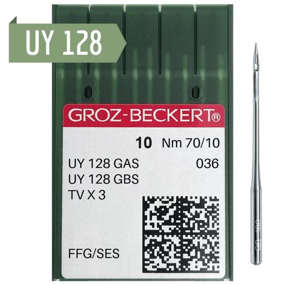Imagem de Agulha para Maquina Galoneira UY 128 -Groz-Beckert 70/10 com 10 un