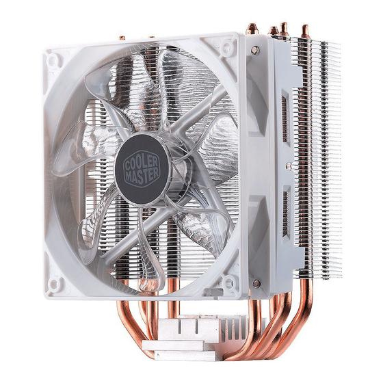 Imagem de Air Cooler Cooler Master Hyper 212 LED White Edition, LED, AMD/Intel - RR-212L-16PW-R1