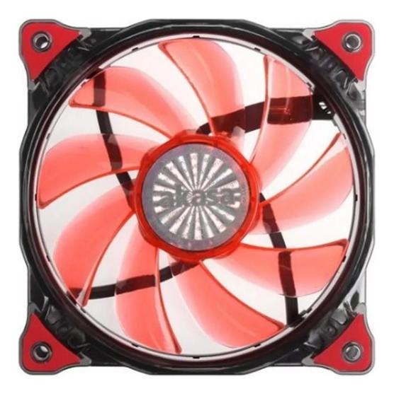 Imagem de Air cooler fan gamer ventilador 12cm led silencioso vermelho