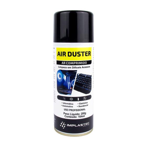 Imagem de Air Duster Pro Ar Comp. Removedor De Pó 230g/400ml Implastec