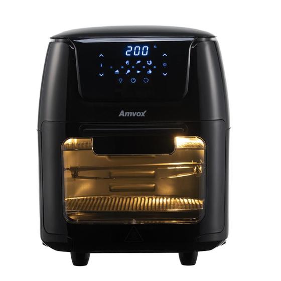 Imagem de Air Fryer Amvox Oven 12L 1700w 8 Funções Pré Programadas Turbo Cyclo 220V Espeto Rotisserie Termostato Ajustável