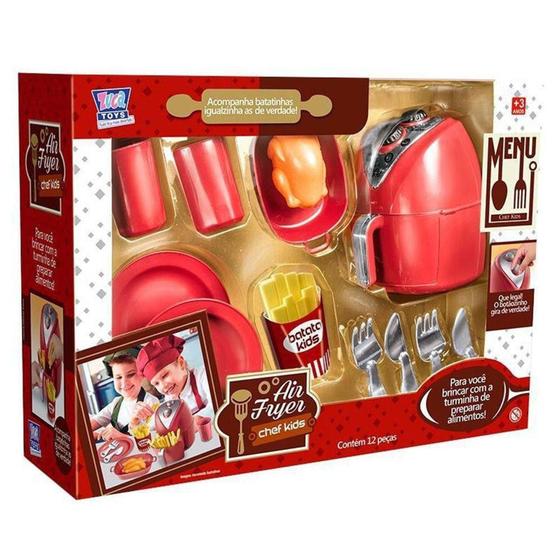 Imagem de Air Fryer Chef Cozinha Kids 12 Peças Zuca Toys